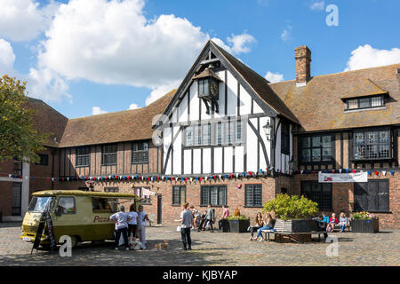 Sandwich Guildhall Museum, Viehmarkt, Sandwich, Kent, England, Vereinigtes Königreich Stockfoto