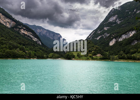 Lago di Tenno,fo Gardasee, Italien Stockfoto