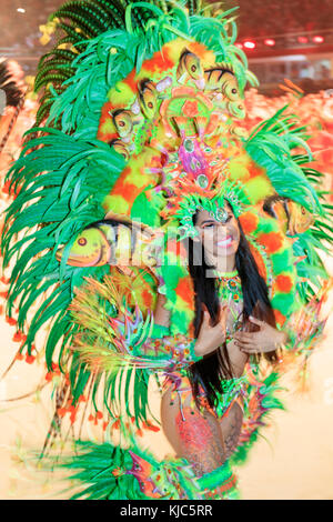 Darsteller auf der Boi Bumba Festival in Parintins, Amazonas, Brasilien Stockfoto