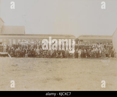 Der Minnesota State Bankers' Association bei Napinka, Manitoba, Juni 27th, 1902 Foto A 175 (HS 85 10 13133) Stockfoto