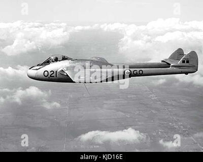 De Havilland DH 100 Vampire 2 ExCC Stockfoto