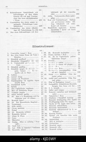 Ein Titel aus dem zweiten Band des Illustrerad Verldshistoria, der historische Einblicke in verschiedene Ereignisse oder Zeiträume bietet. Stockfoto