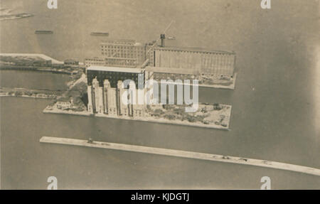 Port Colborne Ontario aus der Luft (HS 85 10 37517) Stockfoto