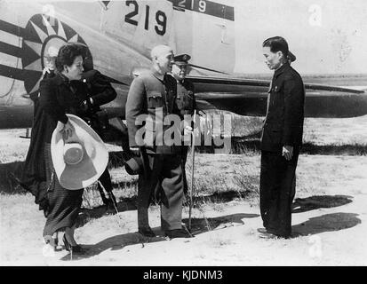 Chiang Kai Shek 1946 Stockfoto