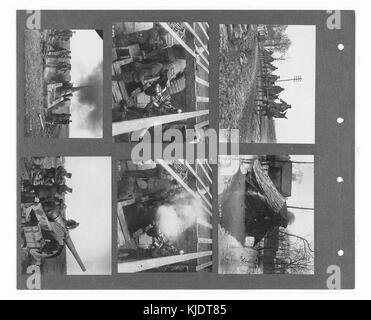 Dieses offizielle Kriegsfoto aus Kanada dokumentiert die Beteiligung des Landes an Kriegsvorfällen und liefert eine visuelle Aufzeichnung der kanadischen Militärgeschichte. Stockfoto