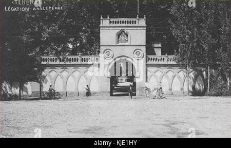 Britische Botschaft in Teheran 1920 s Stockfoto