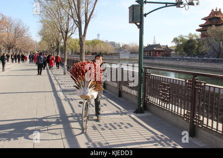 Street Hersteller in der Nähe der Verbotenen Stadt - Peking, China Stockfoto