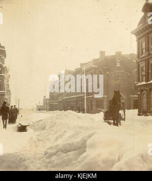 Der Yonge Street, South King Street, Blick nach Süden vom Norden von Wellington Street 1870 Stockfoto
