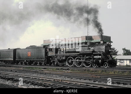 Grand Trunk Western 5629(4 6 2) Zug Ventilator Reise in South Bend Indiana Union Station auf Sedptember 17, 1967 (21861076893) Stockfoto