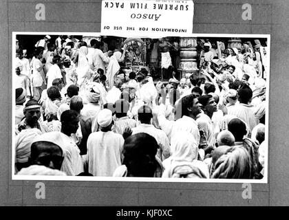 Krishnas Janmashtami feiern 3 in Mathura Indien 1949 Stockfoto