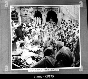 Krishnas Janmashtami feiern in Mathura Indien 1949 Stockfoto