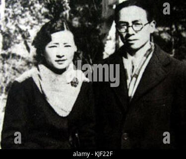 Liang Sicheng und Lin Huiyin Stockfoto