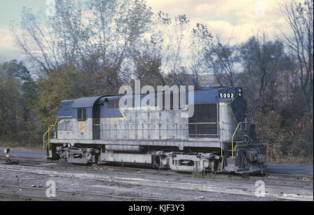 D&H RS 11 5002 in Mechanicville, NY Am 18. Oktober 1969 (25616531613) Stockfoto