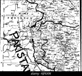 Seite 2 CFL Wie auf UN-Karte nach Karachi Vereinbarung 1949 gezeigt Stockfoto