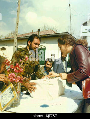 Iranische Islamische Republik Referendum, März 1979 Stockfoto