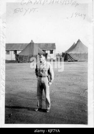 Vati camp Huckstep Ägypten 1944 Stockfoto