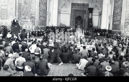 Feier der modernen Armaturen für Goharshad Moschee, Mashhad vom 13. Juni 1949 (5) Stockfoto