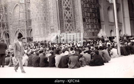 Feier der modernen Armaturen für Goharshad Moschee, Mashhad vom 13. Juni 1949 (12) Stockfoto