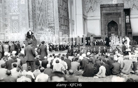 Feier der modernen Armaturen für Goharshad Moschee, Mashhad vom 13. Juni 1949 (14) Stockfoto