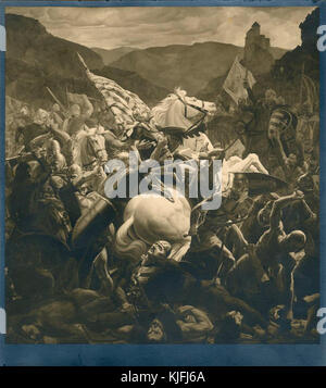 Smrt Petra Svacica Bitka pod Gvozdom Stockfoto