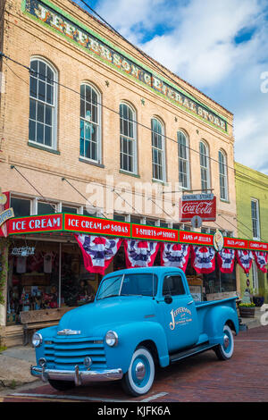 Jefferson ist eine historische Stadt im Osten von Texas. Stockfoto