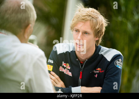 Formula One USA Grand Prix - Renntag mit: Brendon HARTLEY Wo: Austin, Texas, Vereinigte Staaten Wann: 21 Okt 2017 Credit: Alex Wong/ATP/WENN Stockfoto