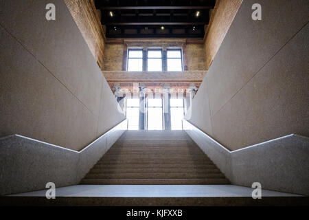 Deutschland, Berlin - 16. Mai 2017. Das neue Museum ist ein Museum in Berlin nördlich des Alten Museums auf der Museumsinsel. Stockfoto