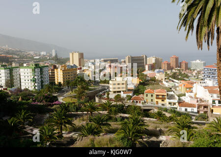 Puerto de la Cruz La Orotava Teneriffa Kanarische Inseln Kanaren Insel Inseln Stockfoto