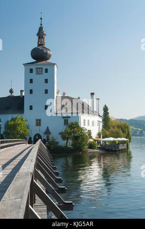 Schloss Ort in Gmunden, Oberösterreich, Österreich, Europa Stockfoto