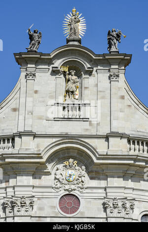 Details für das Kloster Einsiedeln in der Schweiz Stockfoto