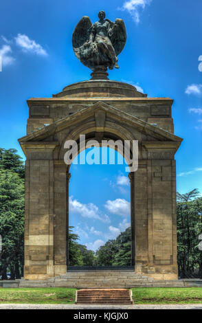 Die anglo-Boer War Memorial. Es ist auf dem Gelände des Museum für militärische Geschichte in saxonwold, Johannesburg, als der Rand Regimenter memoria bekannt war Stockfoto