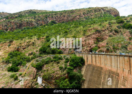 Hartbeespoort Dam in der North West, Südafrika außerhalb von Pretoria. Stockfoto