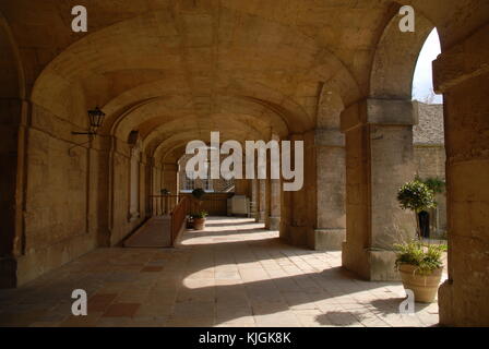 Oxford, Großbritannien, 10. Mai 2015: Loggia am Worcester College Stockfoto