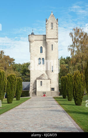 Ulster Tower, Thiepval, ist Nordirland National War Memorial. Es erinnert an den 36Th (Ulster) Abteilung und alle aus Ulster, der im ersten Weltkrieg gestorben Stockfoto