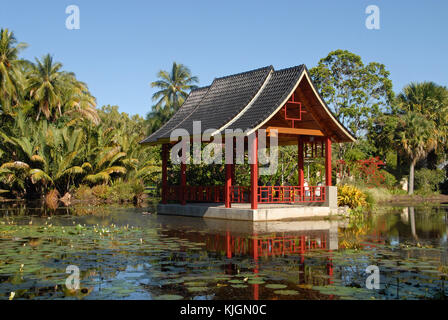 Zhanjiang Chinese Friendship Pavilion in Cairns botanischer Garten, Australien Stockfoto