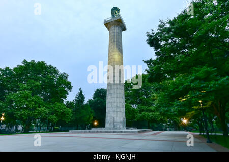 Gefängnis Schiff Märtyrer Monument im Fort Greene, Brooklyn. Die zentrale dorischen Spalte markiert den Ort einer Krypta für mehr als 11.500 Männer und Frauen, die Stockfoto