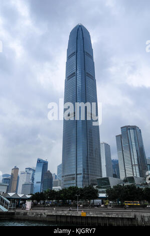 Hongkong - 31. Mai 2008: Hong Kong International Finance Centre 2, IFC2 (415.8 m) im Jahr 2003 abgeschlossen. Stockfoto