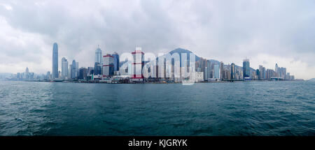 Hongkong - 31. Mai 2008: Hong Kong International Finance Centre 2, IFC2 (415.8 m) im Jahr 2003 abgeschlossen. Stockfoto