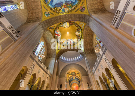 Washington DC - 12. April 2015: Basilika der nationalen Heiligtum der Katholischen Kirche, Washington DC, USA. Stockfoto