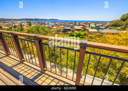 Kamakura Antenne skyline Stockfoto