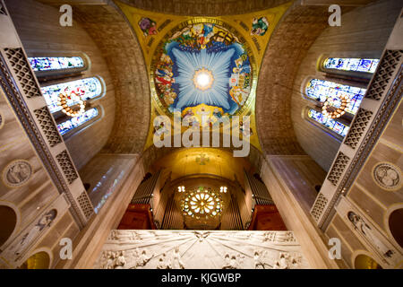 Washington DC - 12. April 2015: Basilika der nationalen Heiligtum der katholischen Kirche, Washington DC, USA. Stockfoto