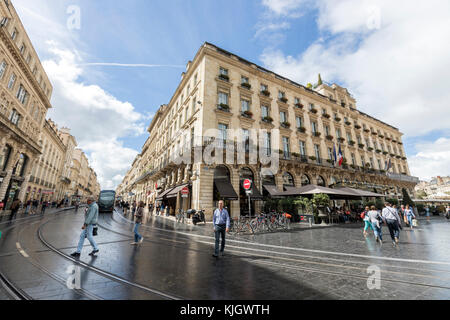 Intercontinental Bordeaux Le Grand Hôtel in der Place de la Comédie, Bordeaux, Gironde, Frankreich. Stockfoto