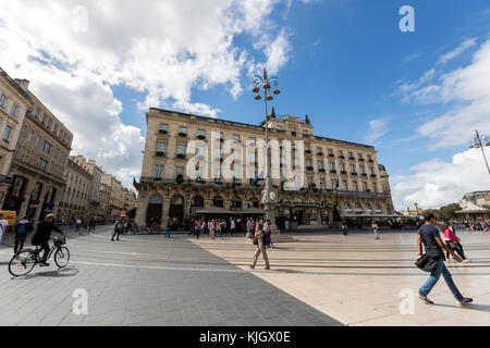 Intercontinental Bordeaux Le Grand Hôtel in der Place de la Comédie, Bordeaux, Gironde, Frankreich. Stockfoto