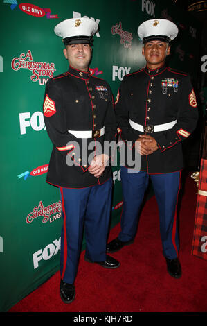 Los Angeles, Ca, USA. Nov. 2017. Marine, bei FOX's "A Christmas Story Live!" Lighting Event in The Grove in Los Angeles, Kalifornien am 24. November 2017. Kredit: Faye Sadou/Media Punch/Alamy Live News Stockfoto