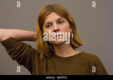 Turin, Italien. November 2017. Die französische Schauspielerin Clémence Poésy (Clemence Poesy) beim Torino Film Festival Credit: Marco Destefanis/Alamy Live News Stockfoto