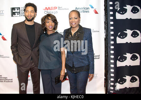 Alfre Woodard Red Carpet 21. Ausgabe des Black Perspectives Program des Chicago International Film Festival, AMC River East, Chicago, IL, USA am 21. Oktober 2017 mit: Alfre Woodard, Regina Taylor, Jussie Smollett Where: Chicago, Illinois, Vereinigte Staaten Wann: 21 Oct 2017 Credit: Adam Bielawski/WENN.com Stockfoto