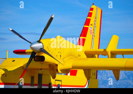 Kroatische AF Canadair CL 415 Superscooper Stockfoto