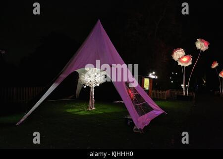 Weihnachten in Kew Stockfoto