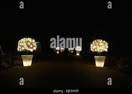 Weihnachten in Kew Stockfoto