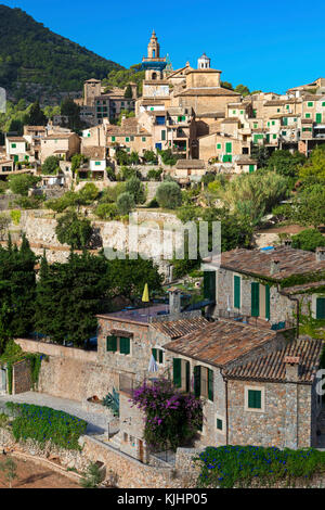 Dorf Valldemossa, Mallorca, Balearen, Spanien Stockfoto